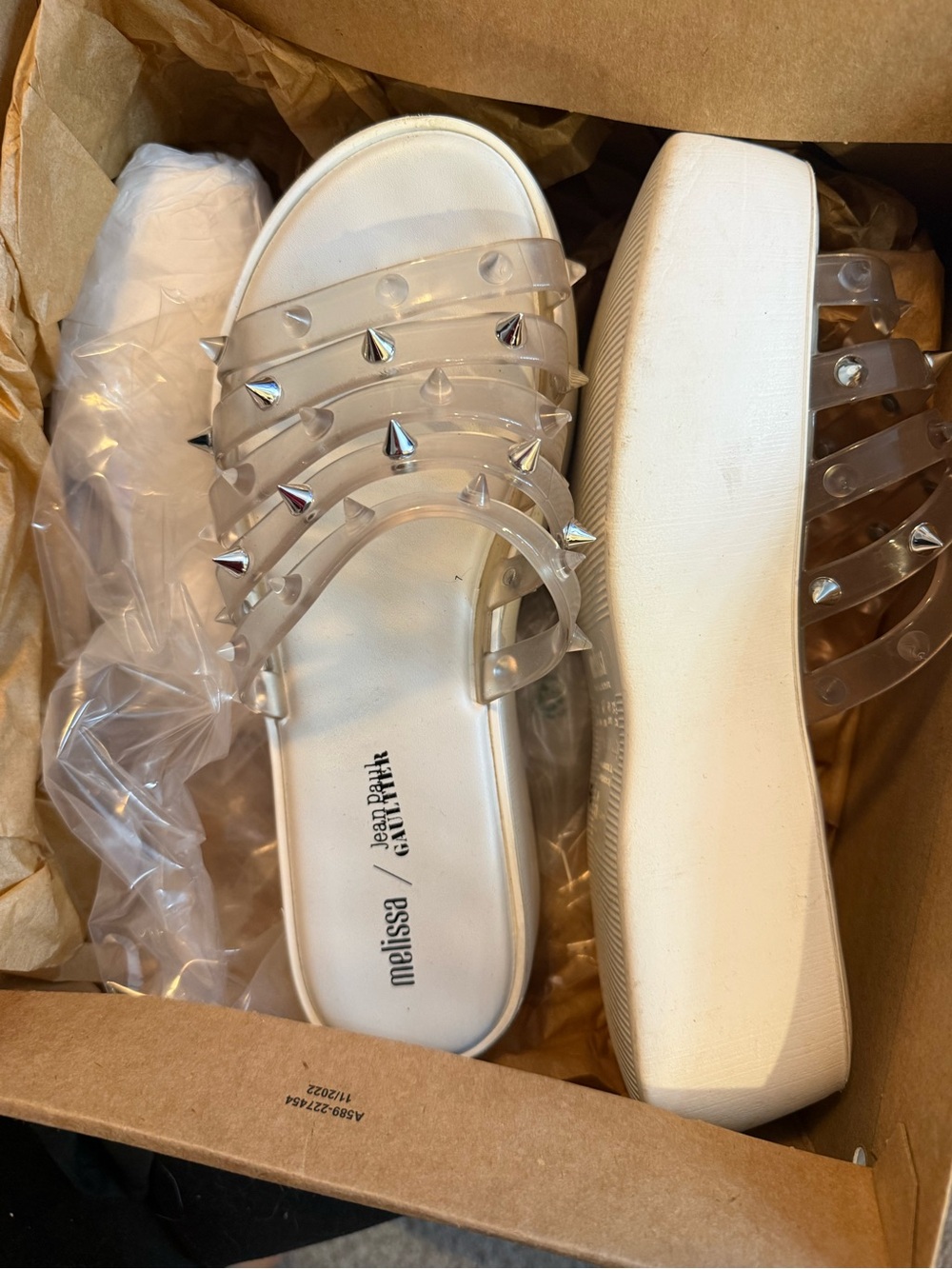 Melissa x Jean Paul Gaultier platform sandals - Picture 1 of 10